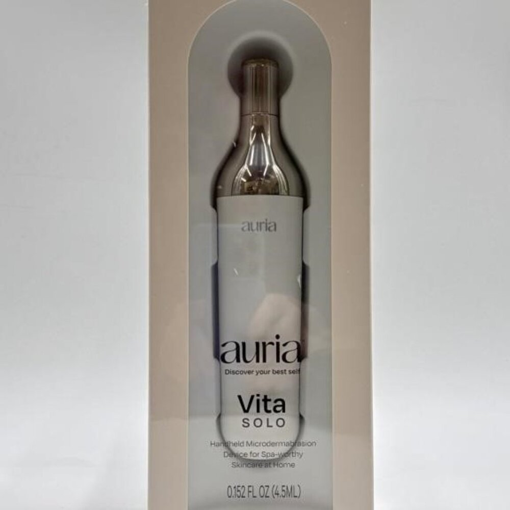 Auria Vita Solo Home Microdermabrasion Machine Facial Exfoliator Device